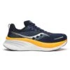 Saucony Men's Hurricane 24 Running Shoe - Navy/Peel - Wide (2E) 1 Saucony Men's Hurricane 24 Running Shoe - Navy/Peel - Wide (2E) -Gazelle Sports S20934 211 1