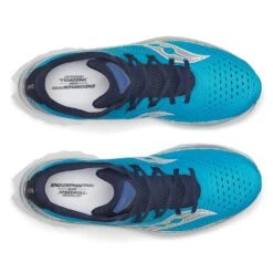 Saucony Men's Endorphin Speed 4 Running Shoe - ViZiBlue/Navy - Regular (D) -Gazelle Sports S20940 220 5