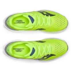Saucony Men's Endorphin Speed 4 Running Shoe - Citron/Navy - Regular (D) -Gazelle Sports S20940 221 5