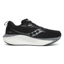 Saucony Men's Triumph 22 Running Shoe - Black/White - Regular (D)