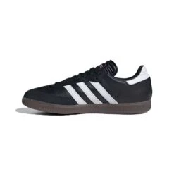 ADIDAS Men's Samba Indoor Soccer Shoe - Core Black/Cloud White/Vivid Red - Regular (D) -Gazelle Sports Samba Indoor Soccer Cleats Black IH6000 06 standard