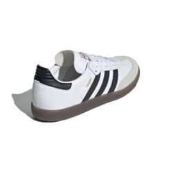 ADIDAS Men's Samba Indoor Soccer Shoe - Cloud White/Core Black/Vivid Red - Regular (D) -Gazelle Sports Samba Indoor Soccer Cleats White IH6001 05 standard