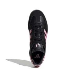ADIDAS Men's Samba Messi Indoor Soccer Shoe - Core Black/Light Pink/Gold Met - Regular (D) -Gazelle Sports Samba Messi Cleats Black JP7845 02 standard
