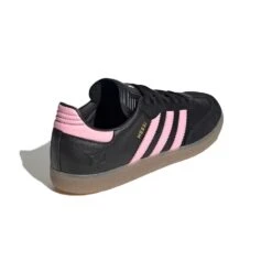 ADIDAS Men's Samba Messi Indoor Soccer Shoe - Core Black/Light Pink/Gold Met - Regular (D) -Gazelle Sports Samba Messi Cleats Black JP7845 05 standard