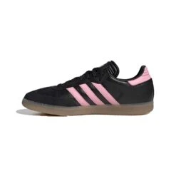 ADIDAS Men's Samba Messi Indoor Soccer Shoe - Core Black/Light Pink/Gold Met - Regular (D) -Gazelle Sports Samba Messi Cleats Black JP7845 06 standard