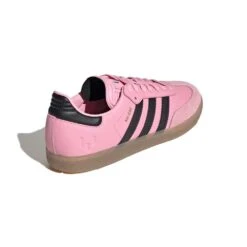 ADIDAS Men's Samba Messi Indoor Soccer Shoe - Light Pink/Core Black/Gum - Regular (D) -Gazelle Sports Samba Messi Cleats Pink JP7844 05 standard