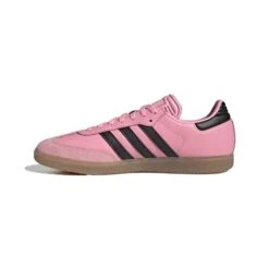 ADIDAS Men's Samba Messi Indoor Soccer Shoe - Light Pink/Core Black/Gum - Regular (D) -Gazelle Sports Samba Messi Cleats Pink JP7844 06 standard