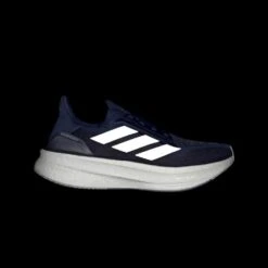 ADIDAS Men's Ultraboost 5X Running Shoe - Dark Blue/Cloud White/Halo Silver - Regular (D) -Gazelle Sports Ultraboost 5X Shoes Blue JI3385 012 standard