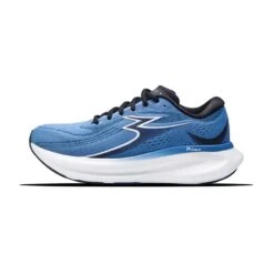 Men's Eleos Running Shoe - Denim/White - Regular (D) -Gazelle Sports eleos blue 0