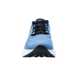 Men's Eleos Running Shoe - Denim/White - Regular (D) -Gazelle Sports elso blue 1