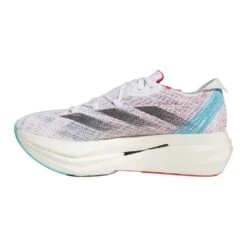 ADIDAS Men's Adizero Prime X 2 Strung Running Shoe - FTWR White/Core Black/Lucid Cyan - Regular (D) -Gazelle Sports hp9709 C 1