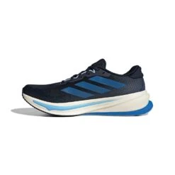 ADIDAS Men's Supernova Rise 2 Running Shoe - Legend Ink/Bright Royal/Clear Sky - Regular (D) -Gazelle Sports jr7685 5 footwear photography side20medial20center20view grey