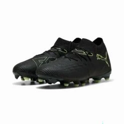 Men's Future 8 Match FG/AG Soccer Cleat - Puma Black/Fizzy Light/Green Terrain - Regular (D) 9 Men's Future 8 Match FG/AG Soccer Cleat - Puma Black/Fizzy Light/Green Terrain - Regular (D) -Gazelle Sports png 6