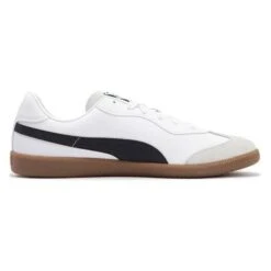 Men's King 21 IT Soccer Shoe - Puma White/Puma Black/Gum - Regular (D)