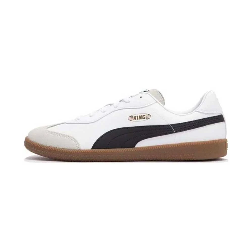 Men's King 21 IT Soccer Shoe - Puma White/Puma Black/Gum - Regular (D) 5 Men's King 21 IT Soccer Shoe - Puma White/Puma Black/Gum - Regular (D) - Image 3